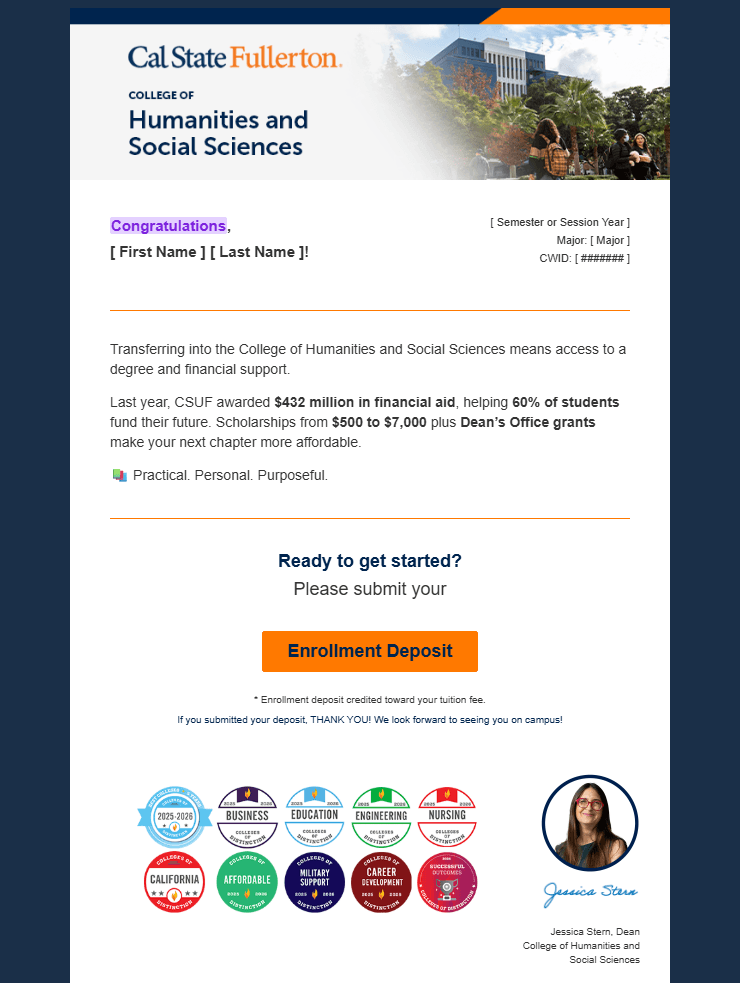 Ignite Email Campaign